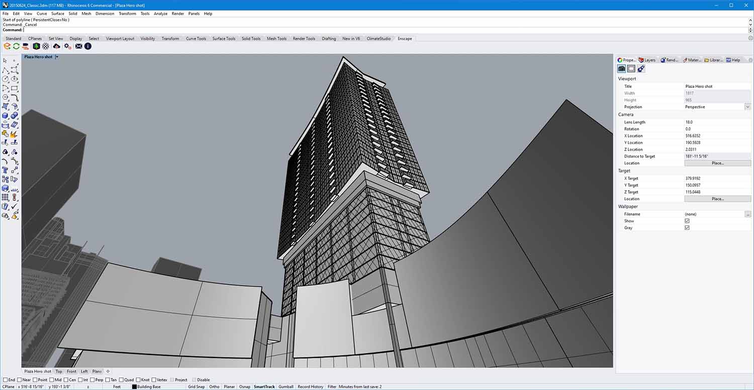 Rhino Virtual Reality and RealTime Rendering with Enscape